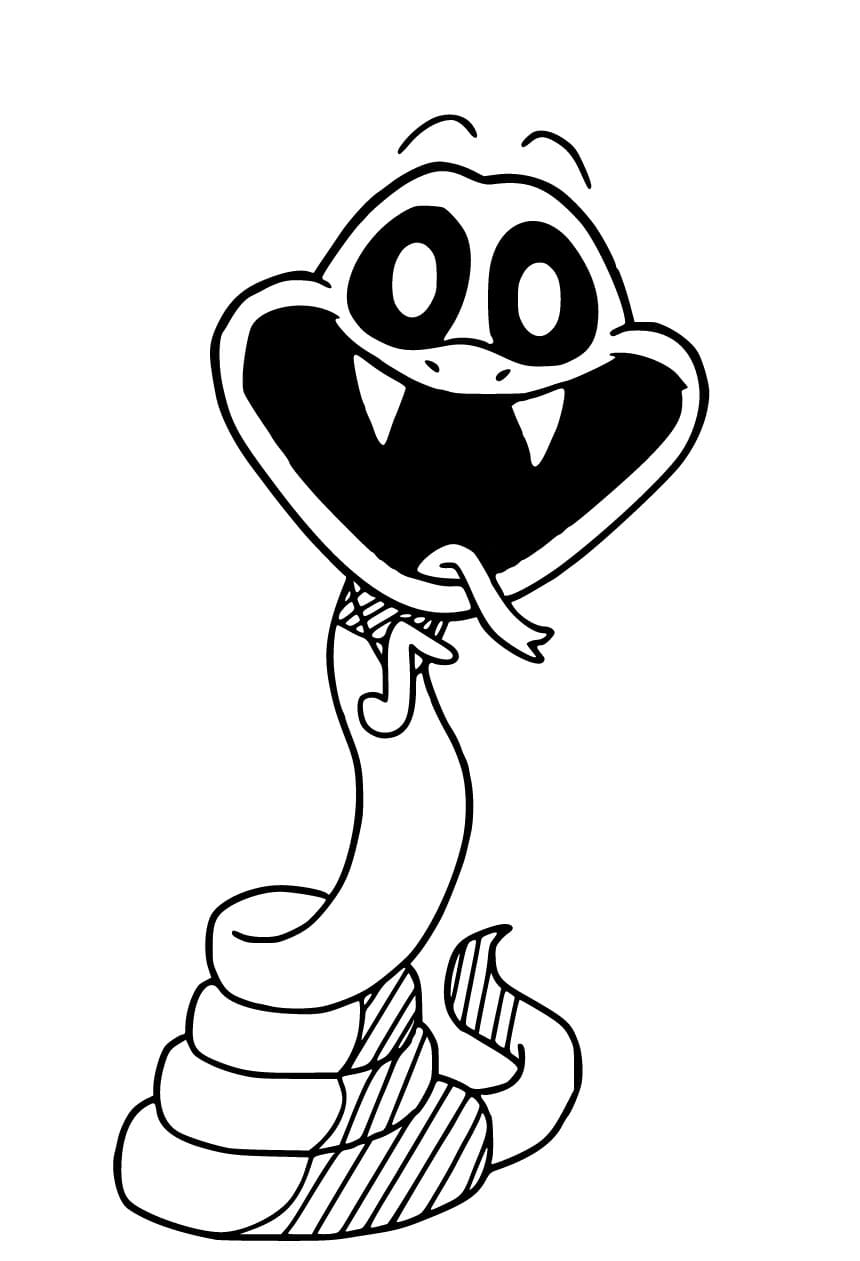 Poppy Playtime Obrázek omalovánka