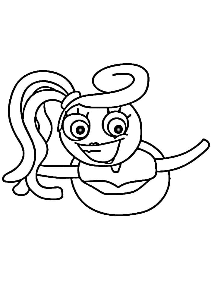 Poppy Playtime pro 1leté Děti omalovánka