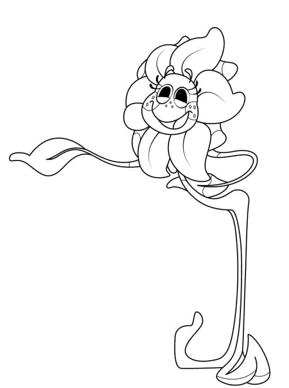 Poppy Playtime pro 2leté Děti omalovánka