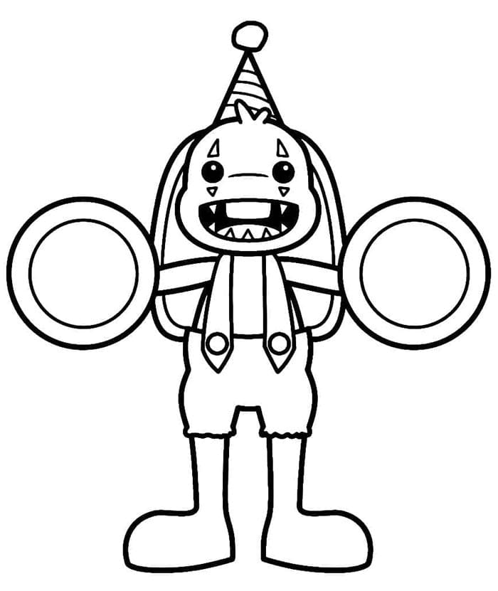 Poppy Playtime pro 4leté Děti omalovánka