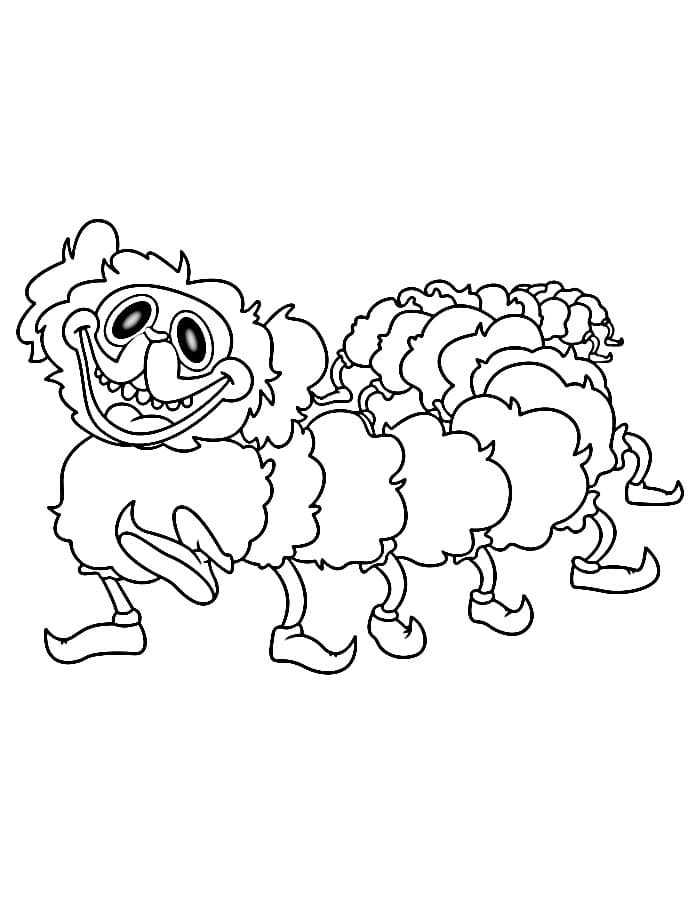 Poppy Playtime pro 5leté Děti omalovánka