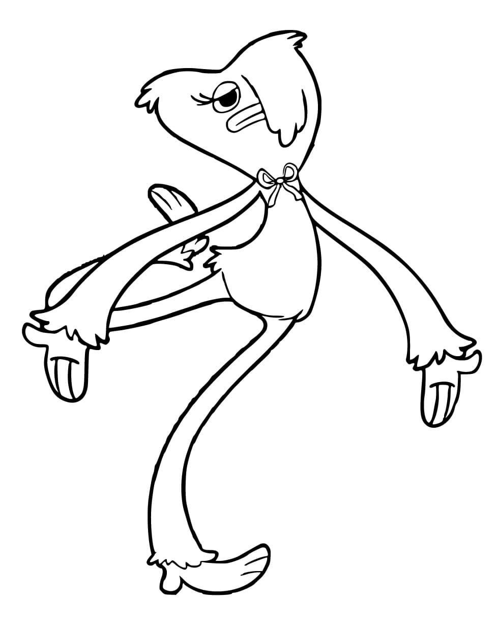 Poppy Playtime pro Děti omalovánka