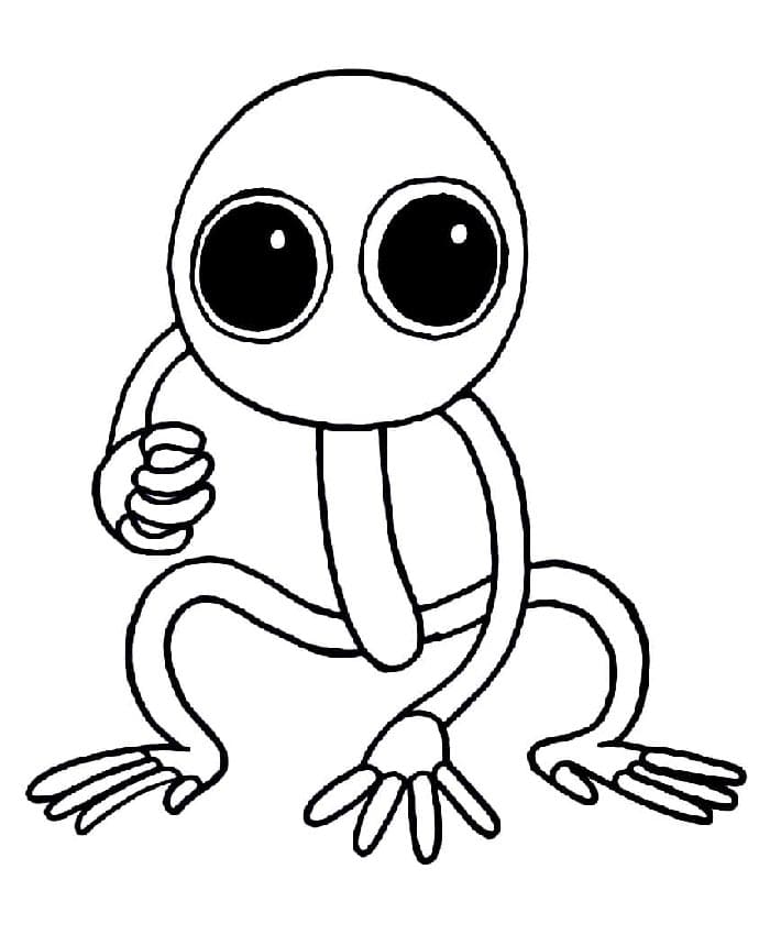 Rainbow Friends Obrázek omalovánka