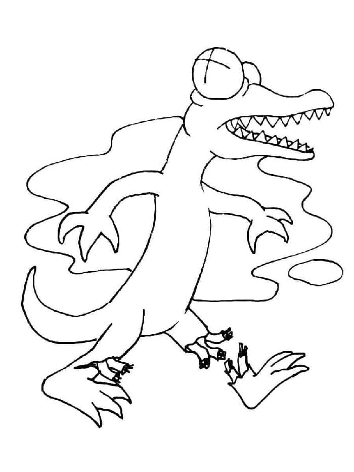 Rainbow Friends Zdarama omalovánka