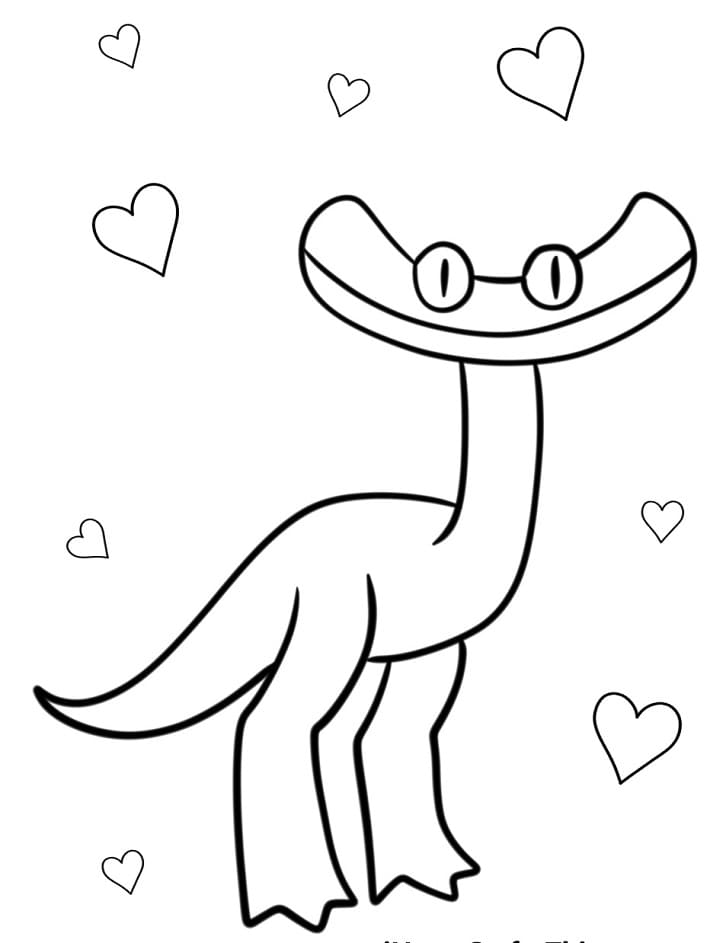 Rainbow Friends Zdarma Vymalovatelné Obrázek omalovánka