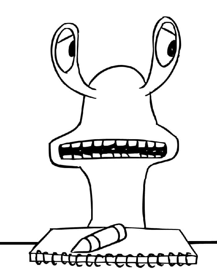 Rainbow Friends Zdarma pro Děti omalovánka