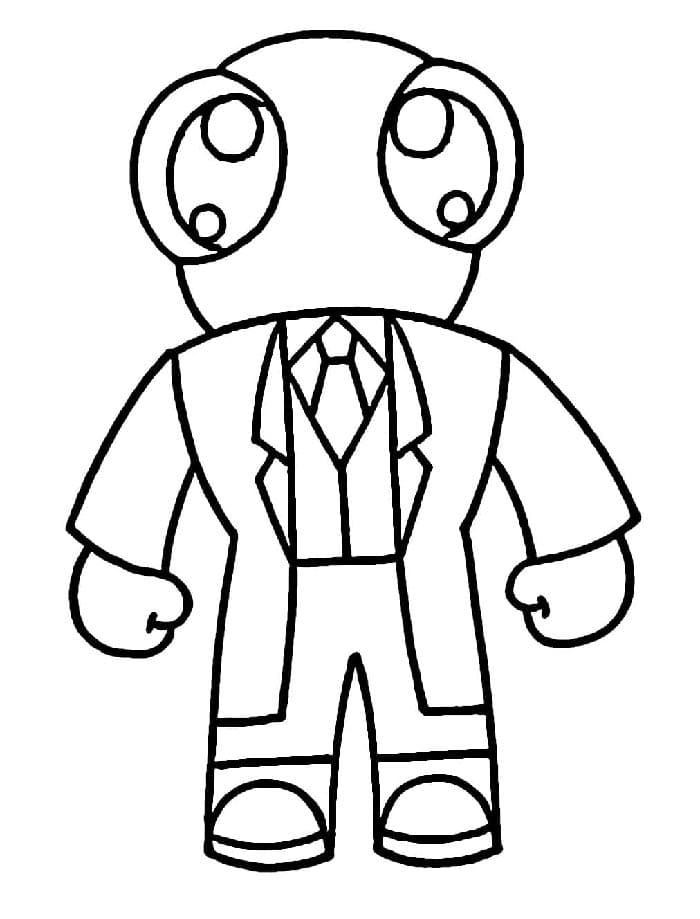 Rainbow Friends pro 3leté Děti omalovánka