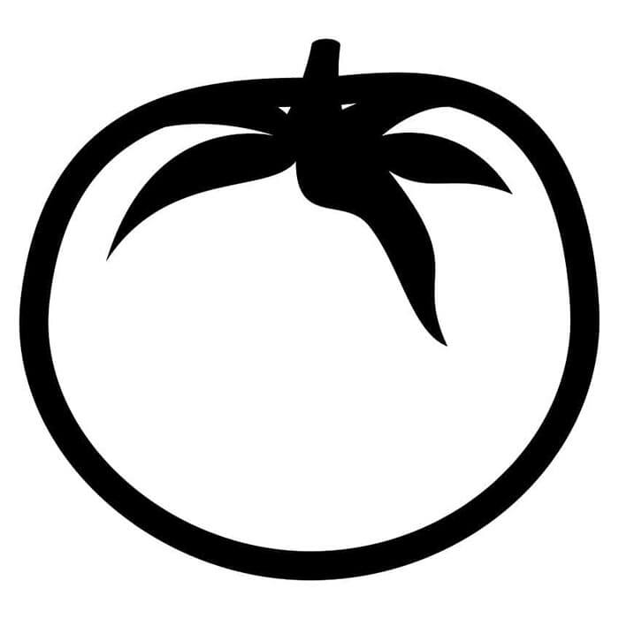 Rajče k Tisku omalovánka