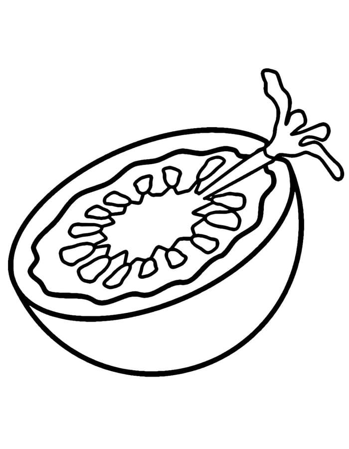 Rajče pro 1leté Děti omalovánka