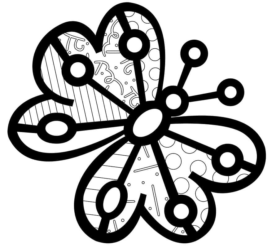 Romero Britto (13) omalovánka