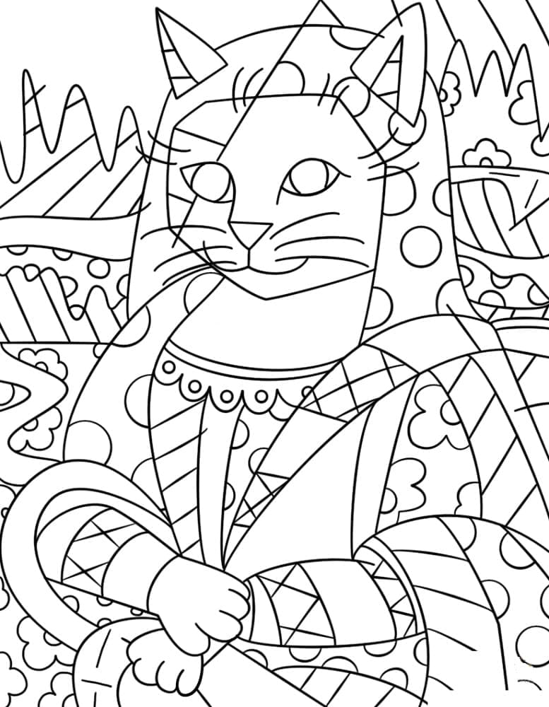 Romero Britto (16) omalovánka