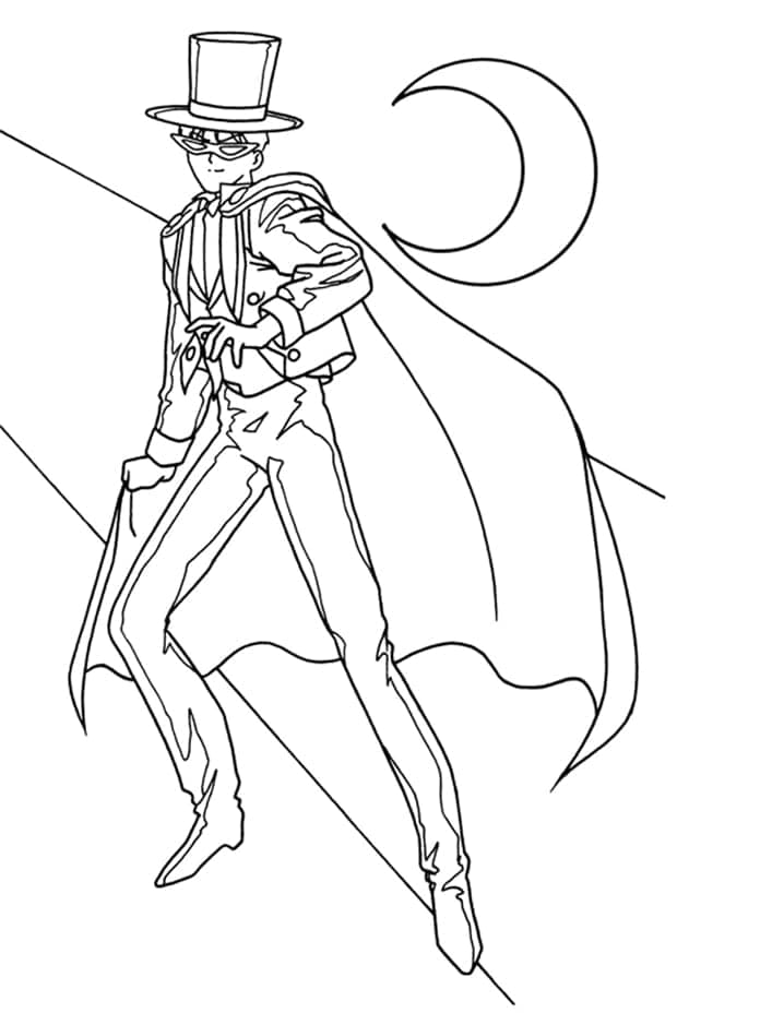 Sailor Moon Anime omalovánka