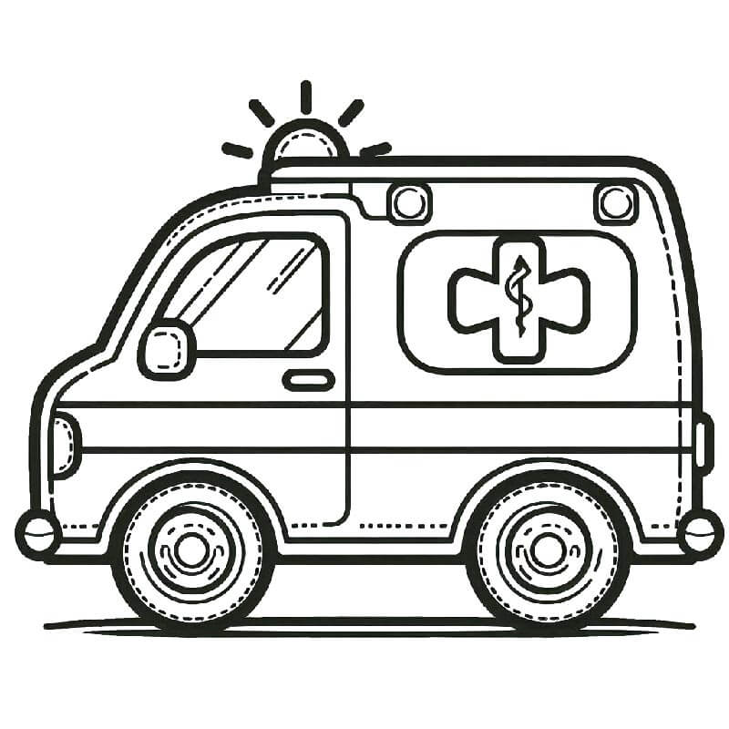 Sanitka Zdarma Tisknutelná omalovánka