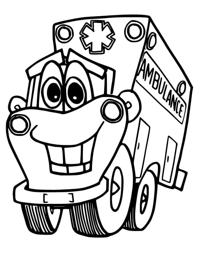 Sanitka k Tisku omalovánka