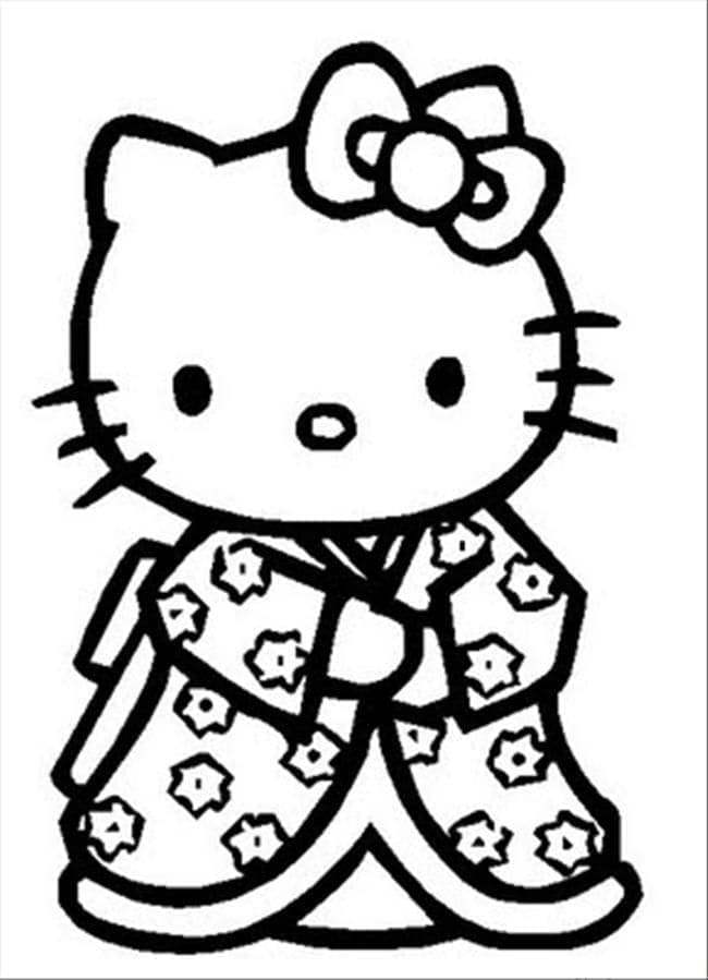 Sanrio Hello Kitty omalovánka