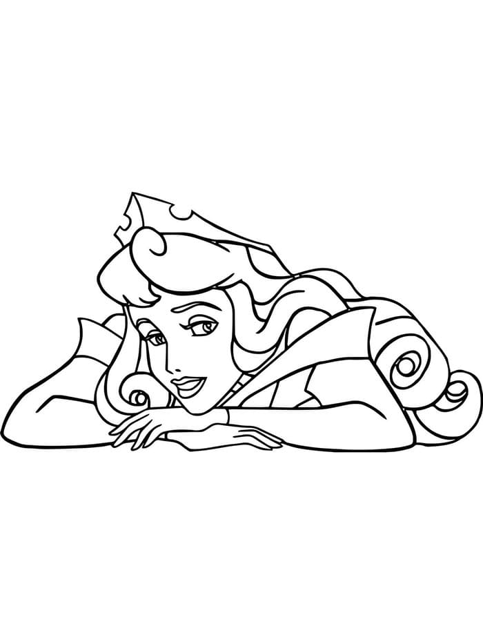 Šípková Růženka (10) omalovánka