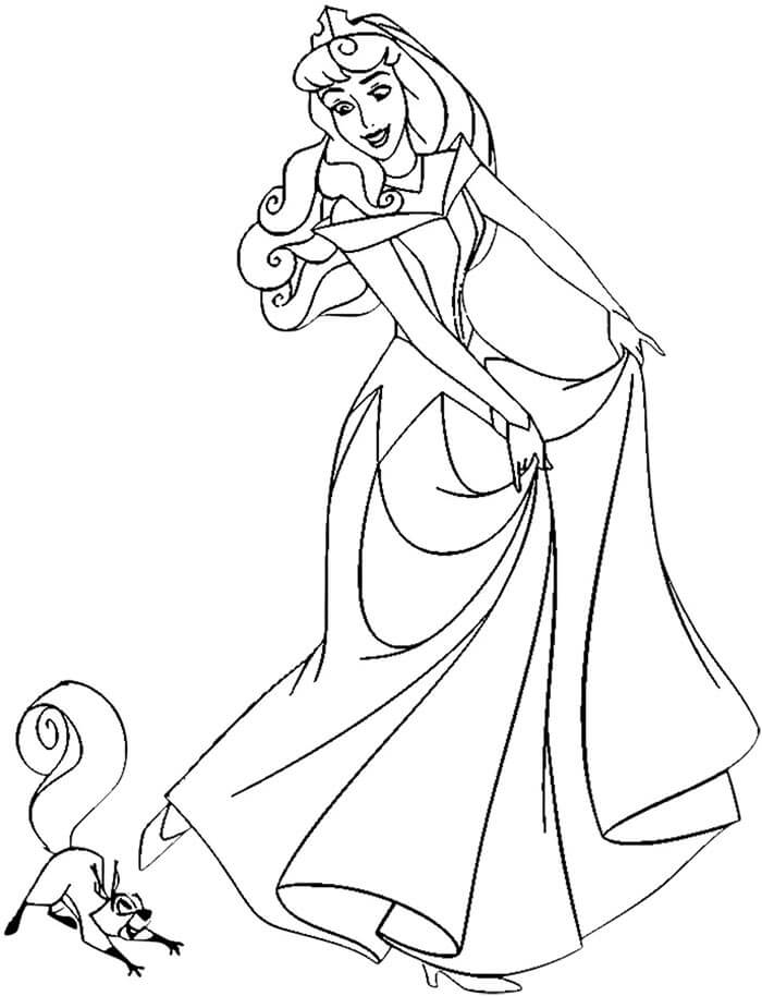 Šípková Růženka (21) omalovánka