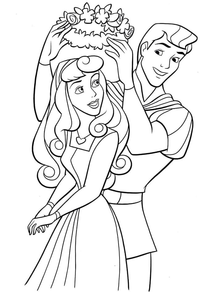 Šípková Růženka (5) omalovánka