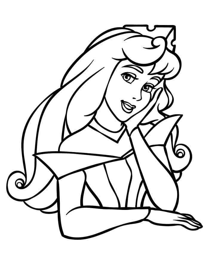 Šípková Růženka Disney omalovánka