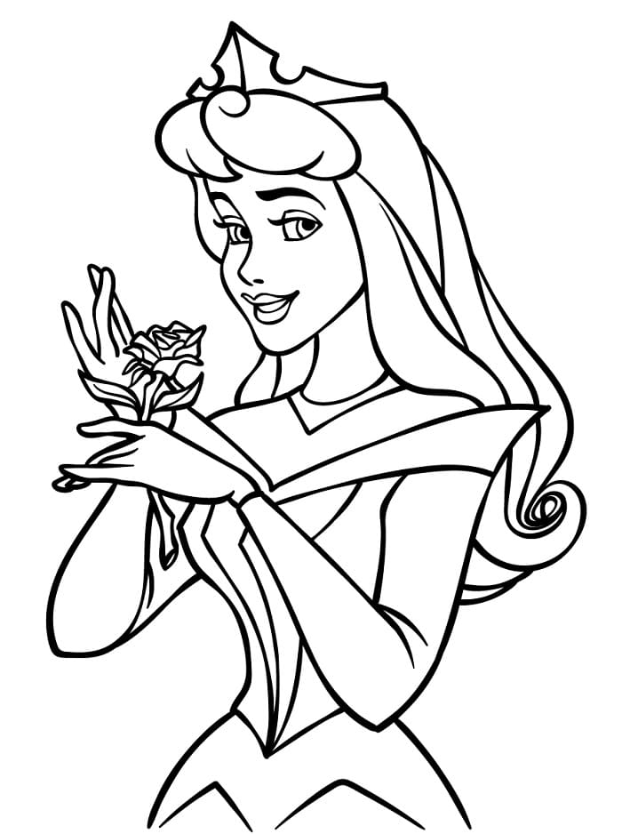 Šípková Růženka od Disney omalovánka