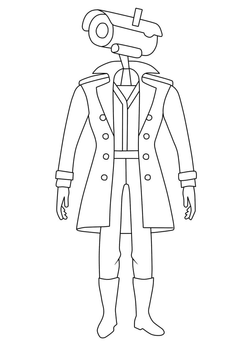 Skibidi Toilet (11) omalovánka