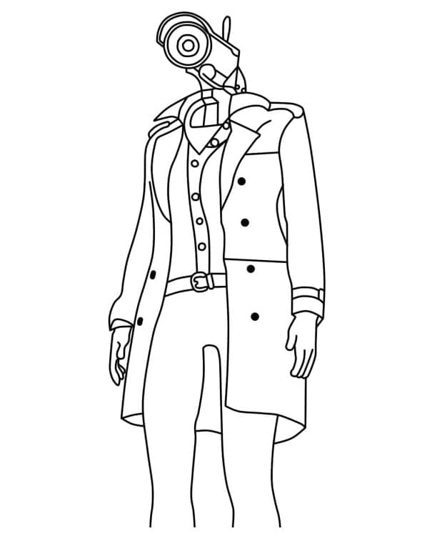 Skibidi Toilet (13) omalovánka