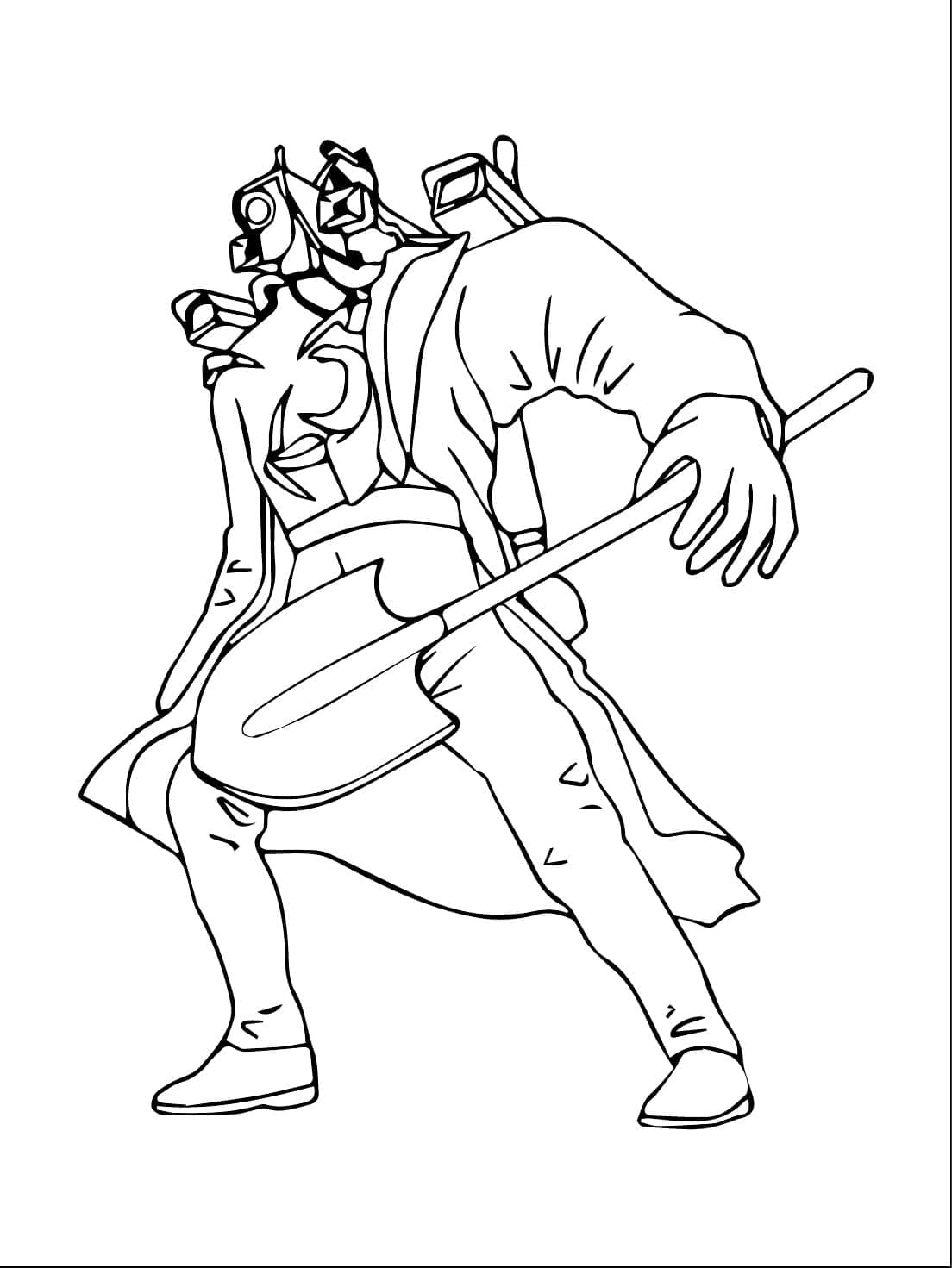 Skibidi Toilet (17) omalovánka