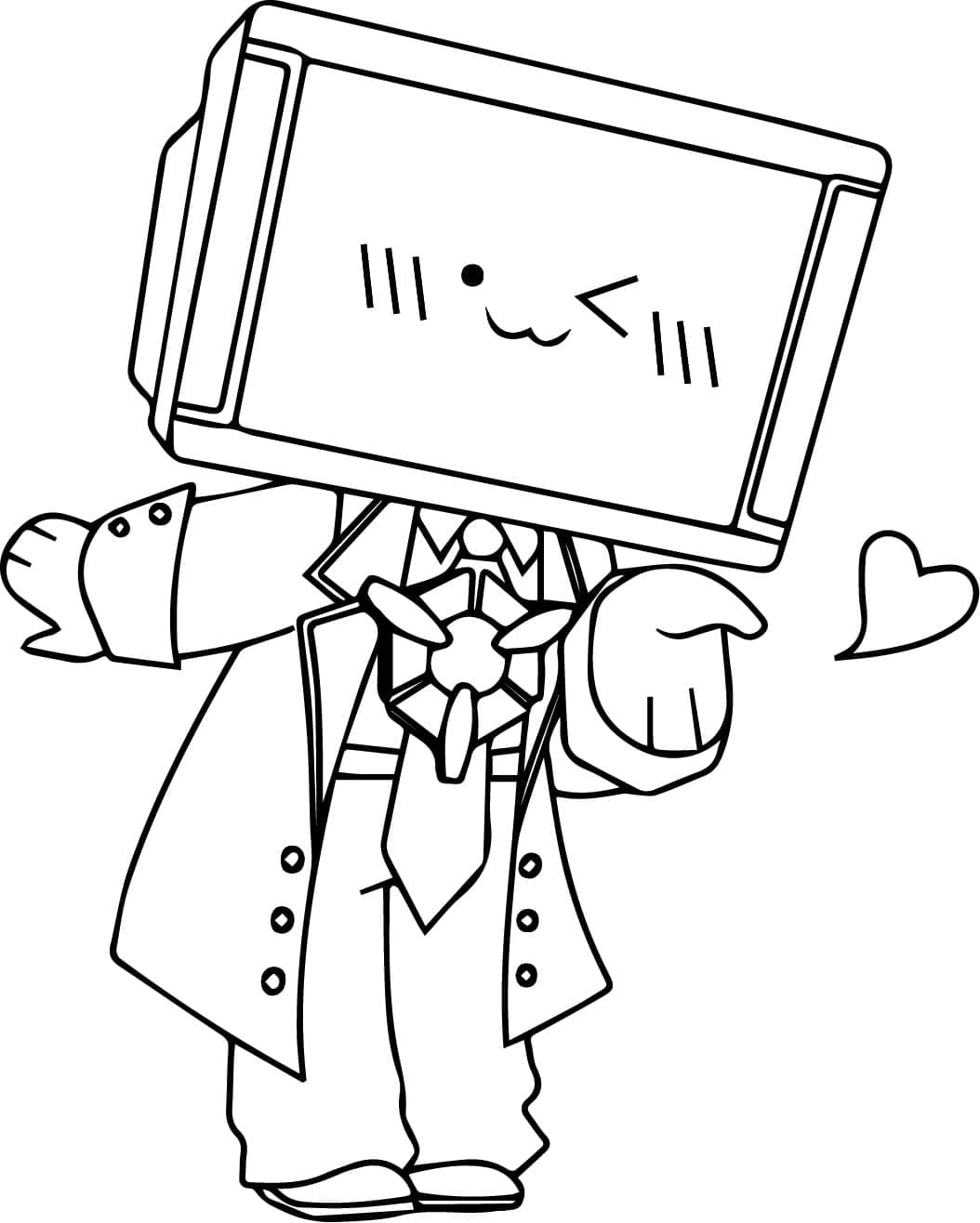 Skibidi Toilet (19) omalovánka