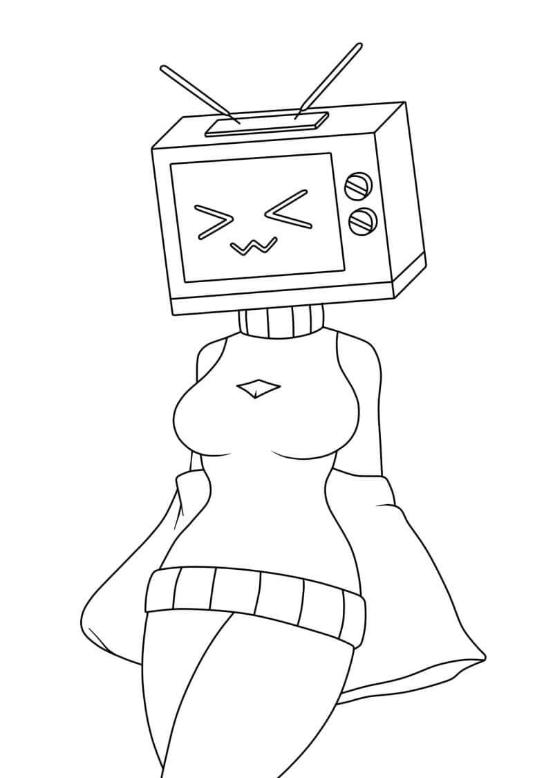 Skibidi Toilet (20) omalovánka