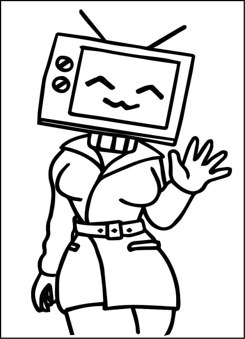 Skibidi Toilet (22) omalovánka