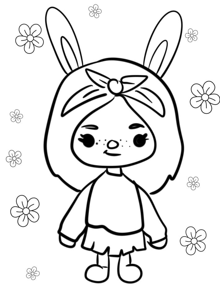 Skvělá Toca Boca omalovánka