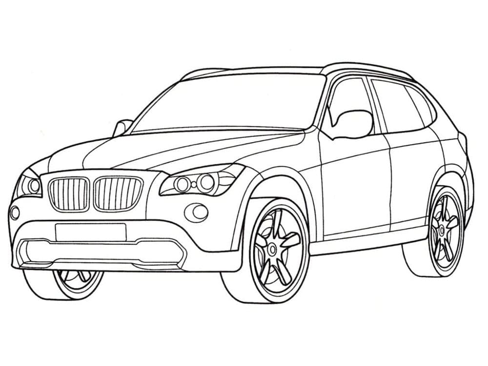 Skvělé BMW omalovánka