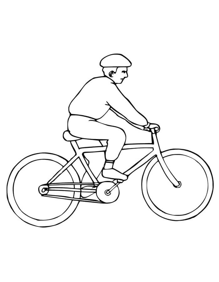 Skvělé Jízdní Kolo omalovánka