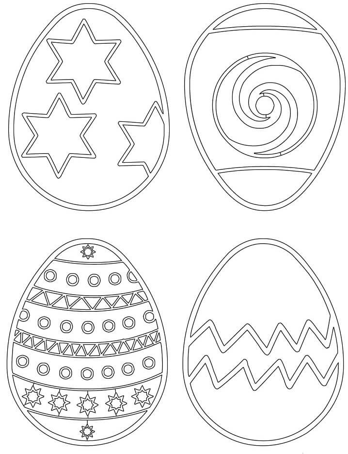 Skvělé Velikonoční vajíčko omalovánka