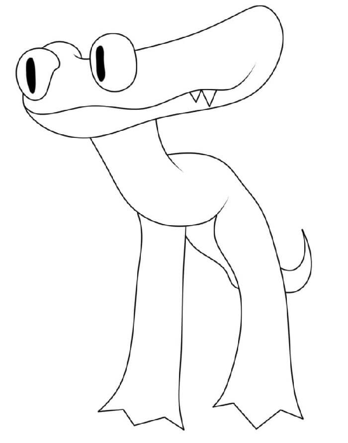 Skvělý Rainbow Friends omalovánka