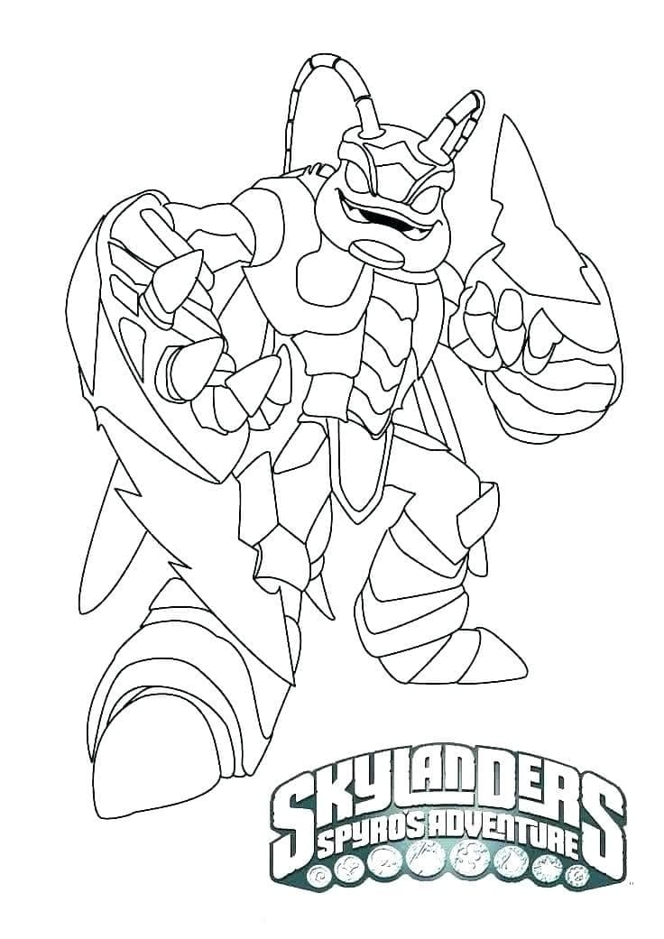 Skylanders (12) omalovánka