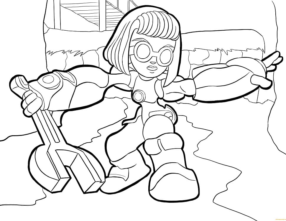 Skylanders (21) omalovánka