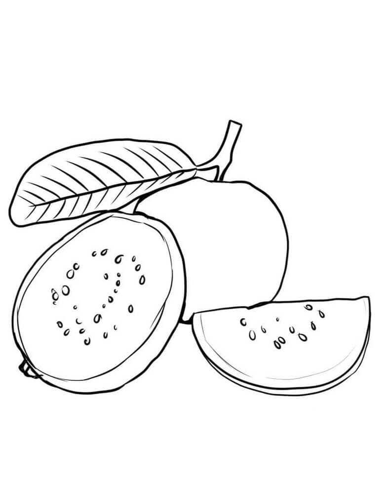 Sladké Ovoce omalovánka