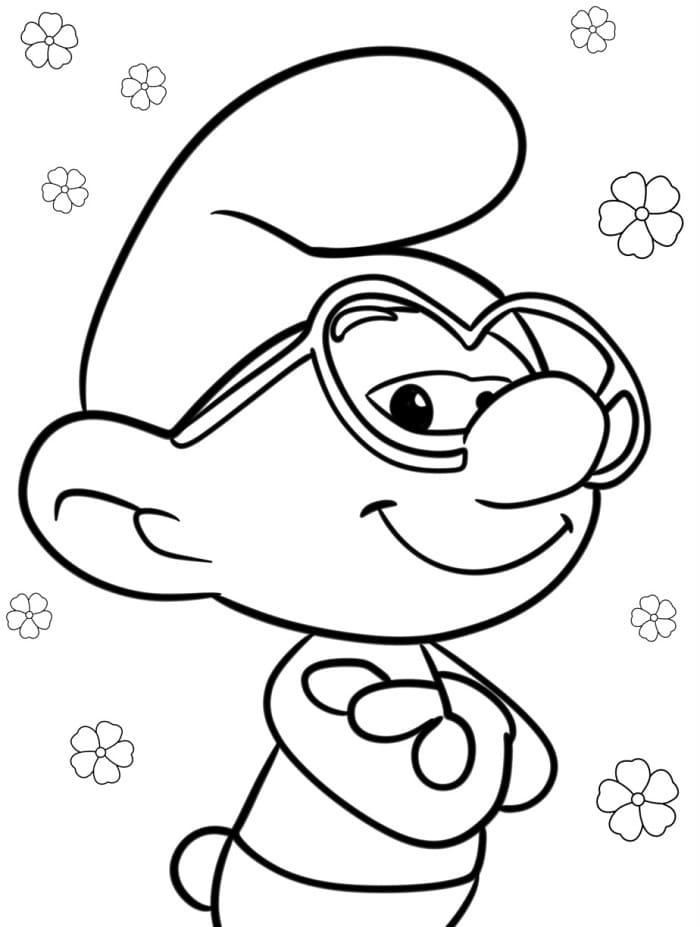 Šmoulové (1) omalovánka