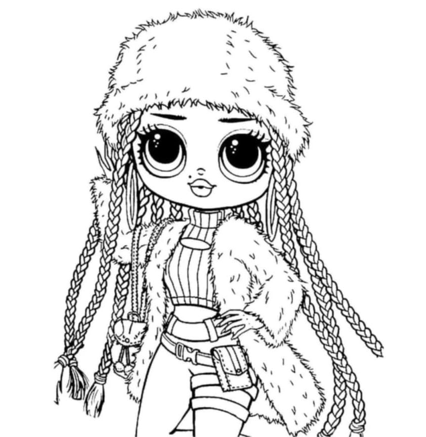 Snowlicious LOL OMG omalovánka