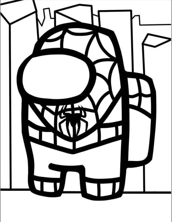 Spiderman pro Děti omalovánka