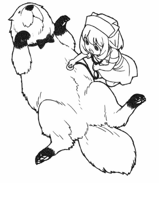 Spy x Family k Tisku omalovánka