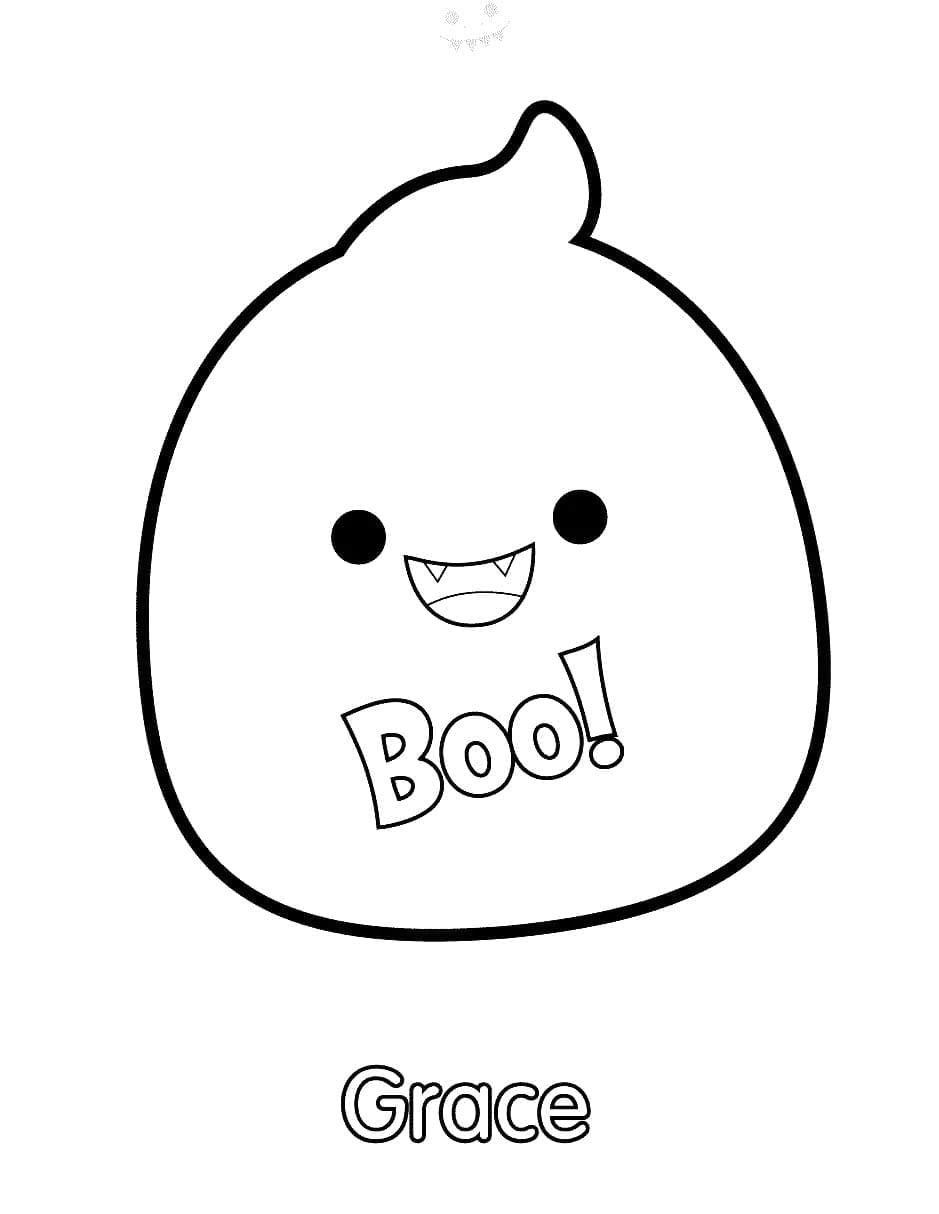 Squishmallows Tisknutelné pro Děti omalovánka