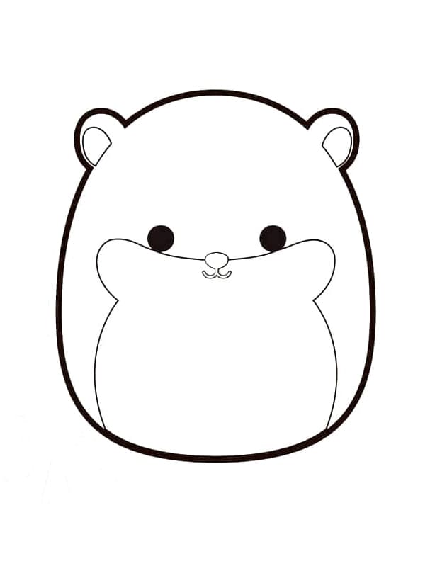 Squishmallows Zdarma Tisknutelné omalovánka