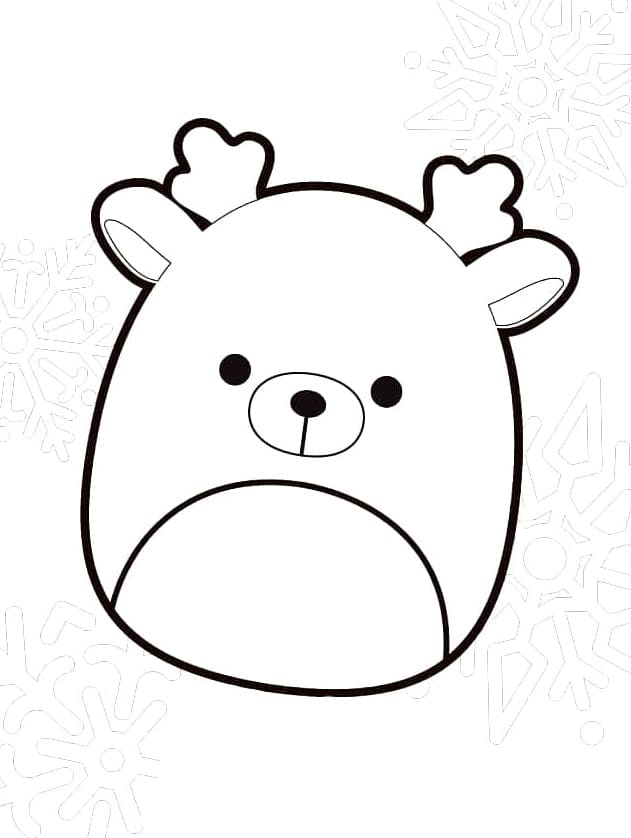 Squishmallows Zdarma omalovánka