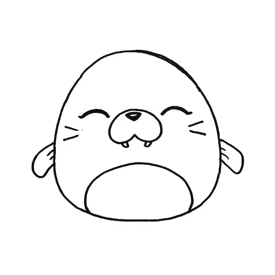 Squishmallows pro 3leté Děti omalovánka