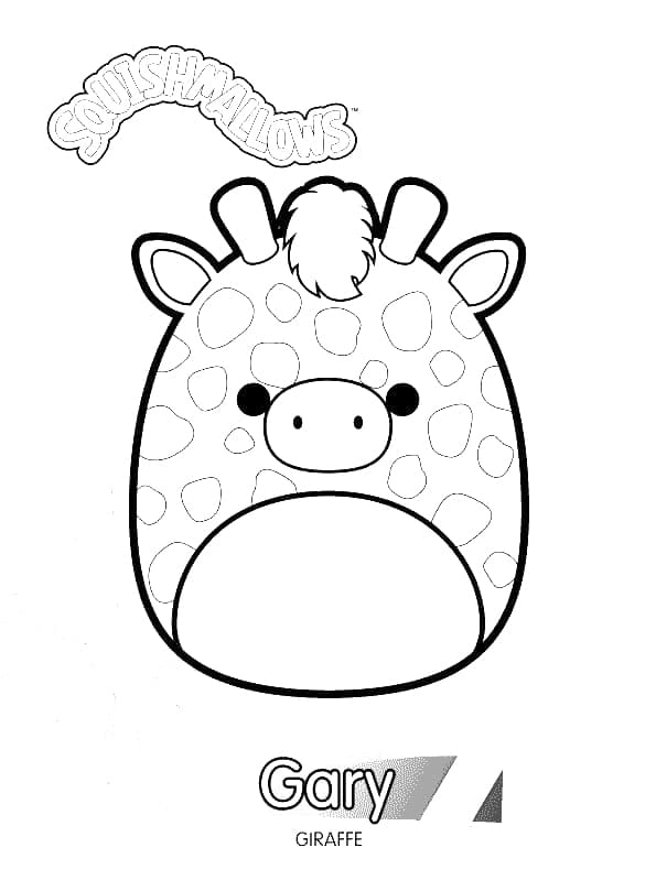 Squishmallows pro Děti omalovánka