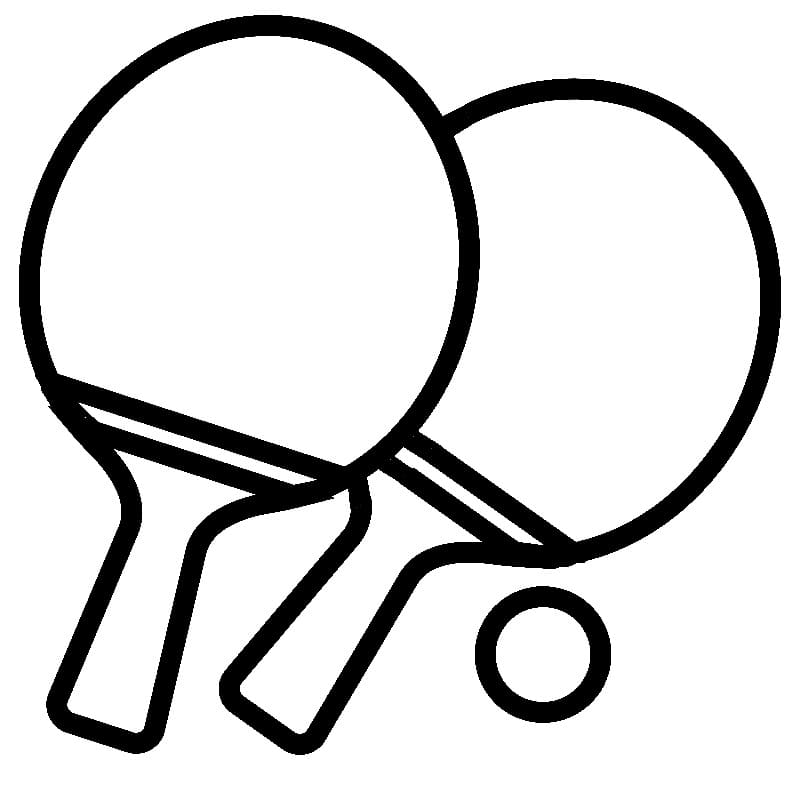 Stolní Tenis (24) omalovánka