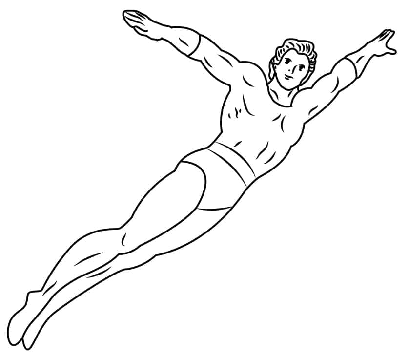 Superhrdina Aquaman omalovánka