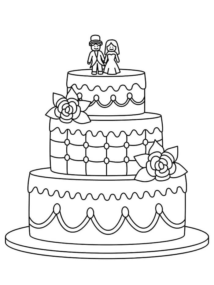 Svatba Tisknutelná pro Děti omalovánka